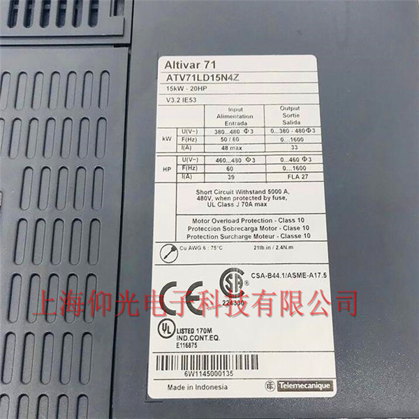 山东安徽湖北施耐德变频器IGBT炸机维修,报tnF 自整定故障快修方法