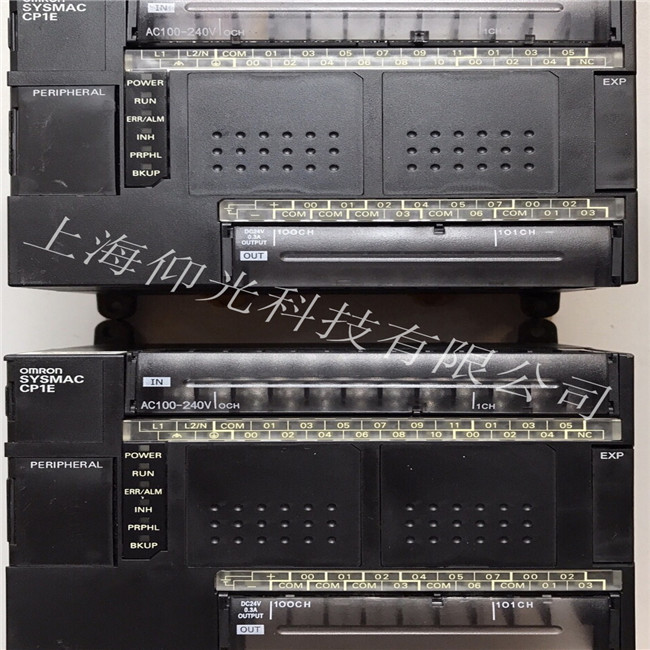 OMRON欧姆龙PLC CP1H-X40DT-D故障灯亮维修