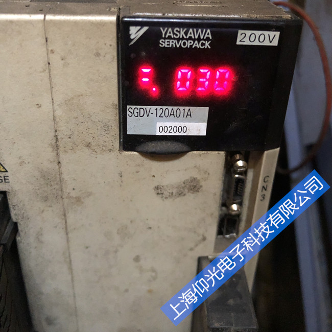 安川伺服驱动器维修SGDV-120A01A-650报030维修案例浙江