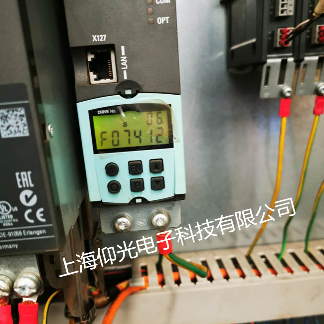 西门子S120变频器维修6SL3040-1MA00-0AA0报警F07412故障修理