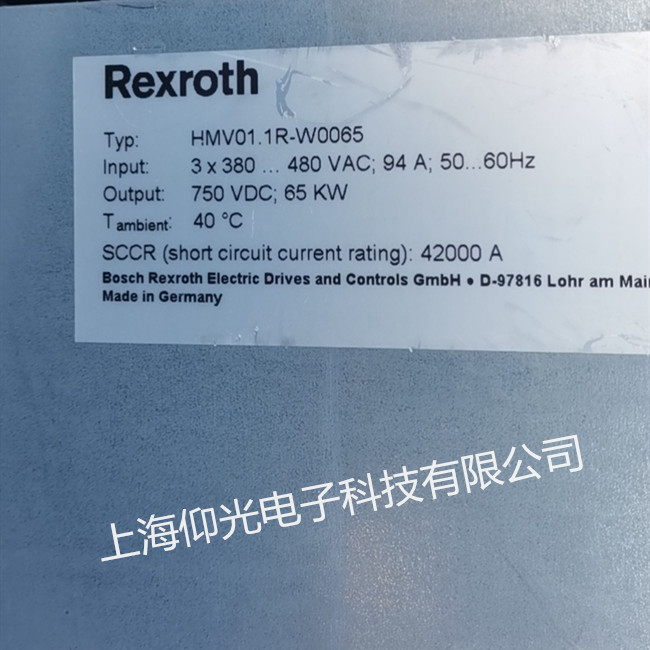 力士乐伺服电源维修HMV01.1R-W0065报F8069讲解