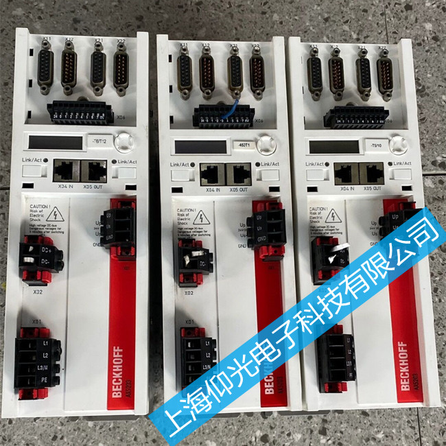 倍福AX5000系列伺服驱动器开机报警F85/FA49维修方法