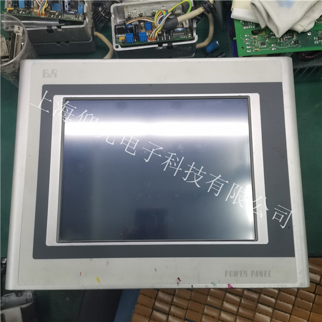 贝加莱工业触摸屏通电DC24V,屏幕无光维修案例