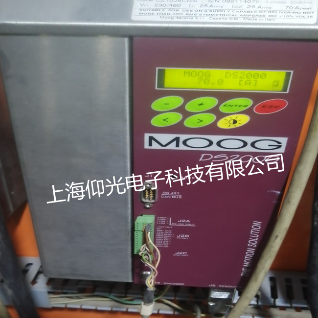 MOOG穆格伺服驱动器维修过电