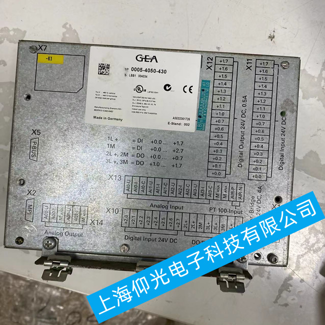 GEA分油机控制器维修0005-4050-430常见故障维修