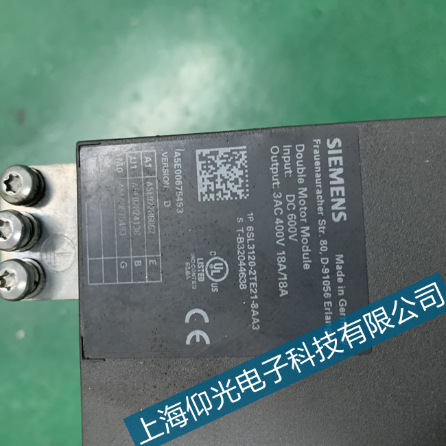 西门子6SN1123伺服驱动器电源灯不亮维修与方法