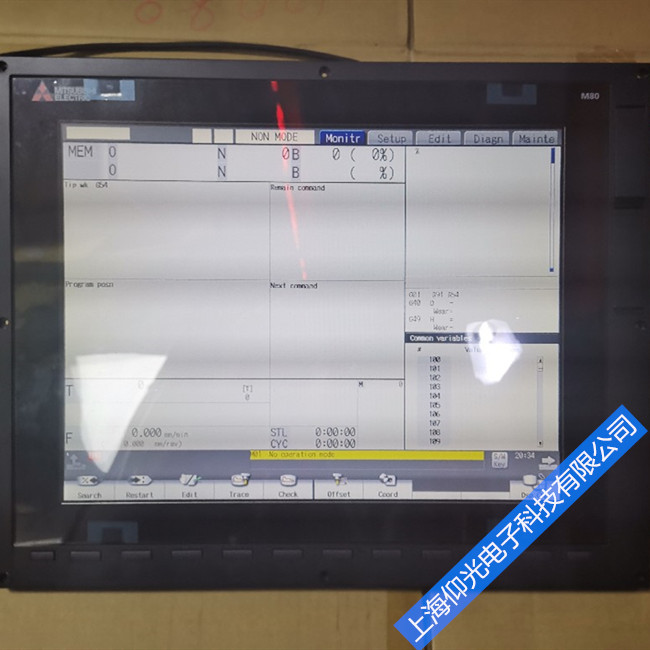 三菱数控系统CRT显示故障以及NC模块中的各种指示灯报警等维修