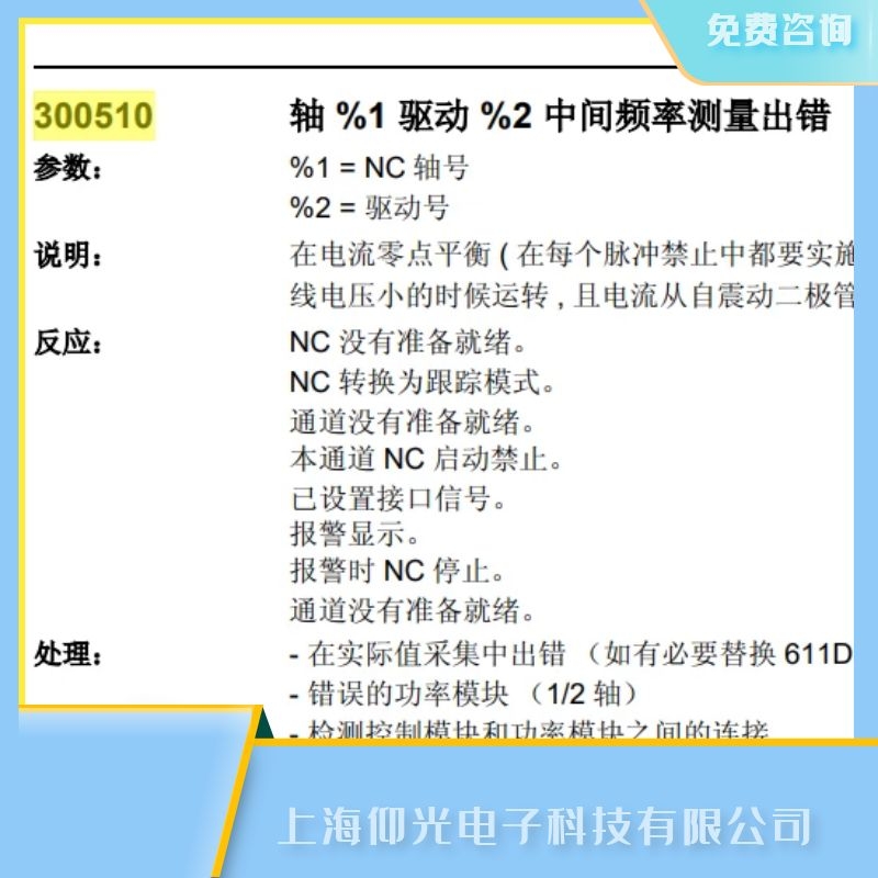 西门子数控系统报300510模块故障维修及系统操作屏开不了机的解决方法有哪些