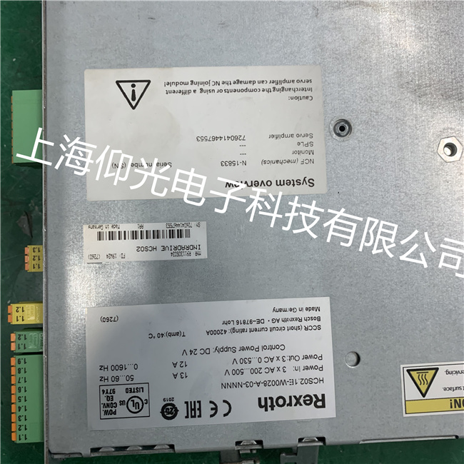 宜春金属制品力士乐伺服驱动器总是跳闸维修案例