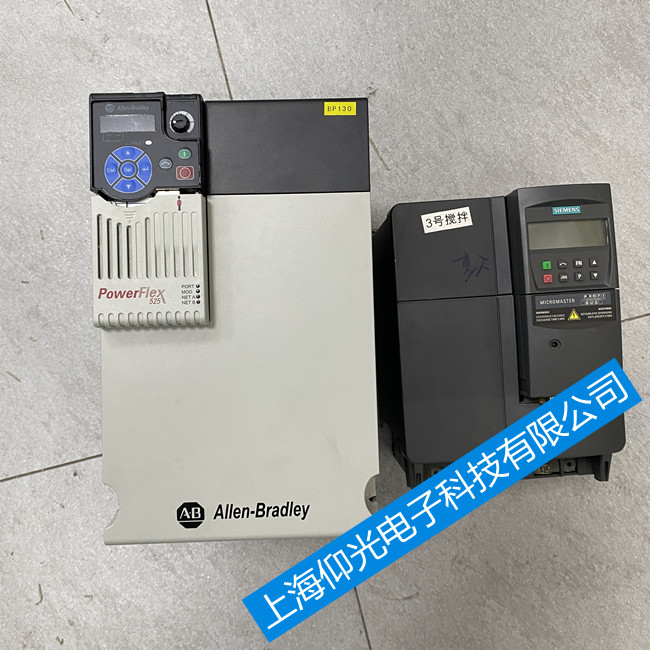 AB变频器开机显示报警F12故障代码维修上海