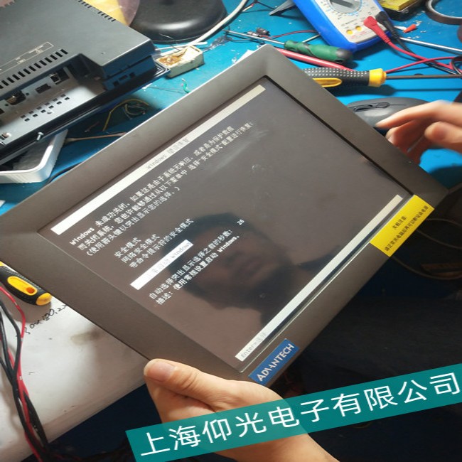 淮安白光V808ICH触摸屏反应迟钝故障分析维修
