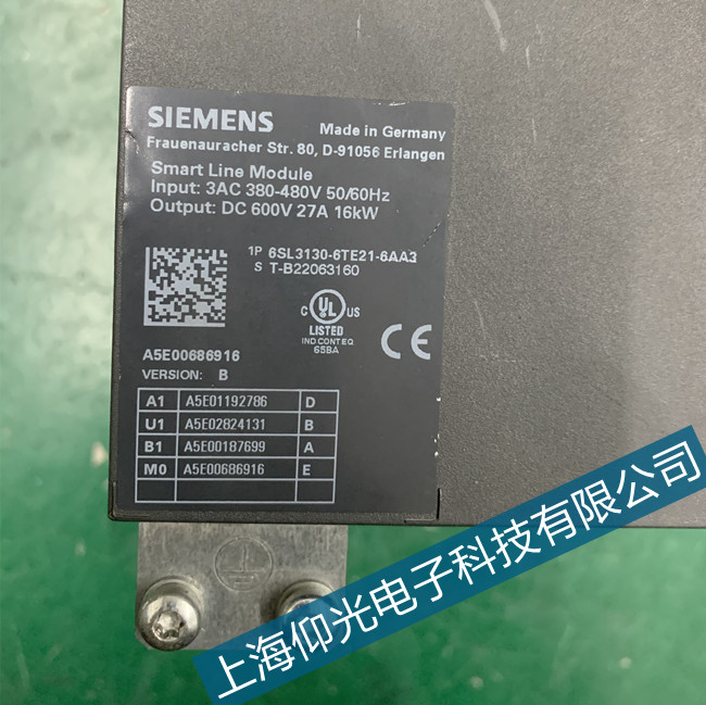 常州西門子6AU1820-0AA44-01B0驅(qū)動器F30600故障說明書