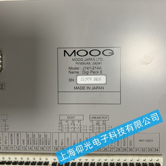 吹塑机专用穆格MOOG J141-214A厚薄控制器维修讲解