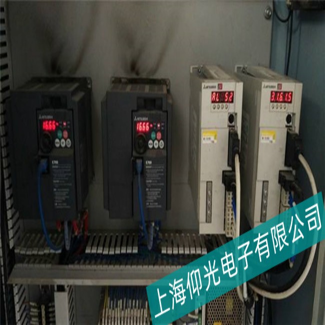 常州三菱伺服驱动器LED灯异常故障分析维修