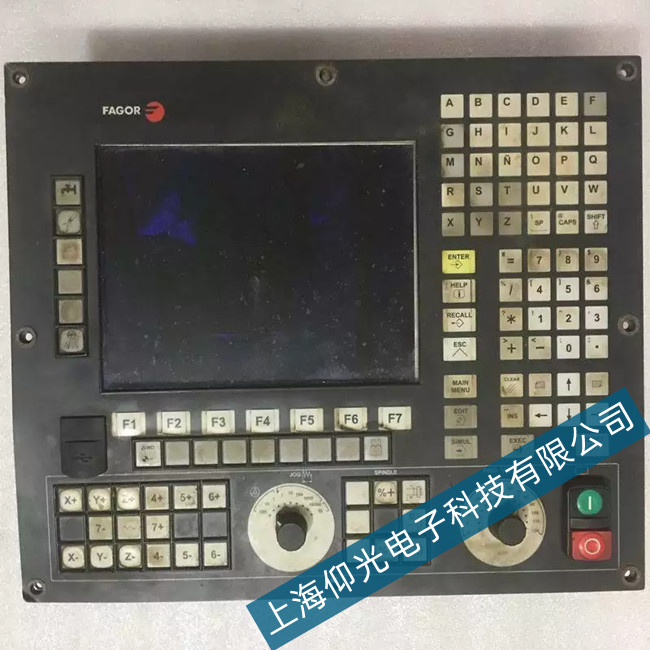 发格数控系统维修-8055i系统开机就黑屏故障修理