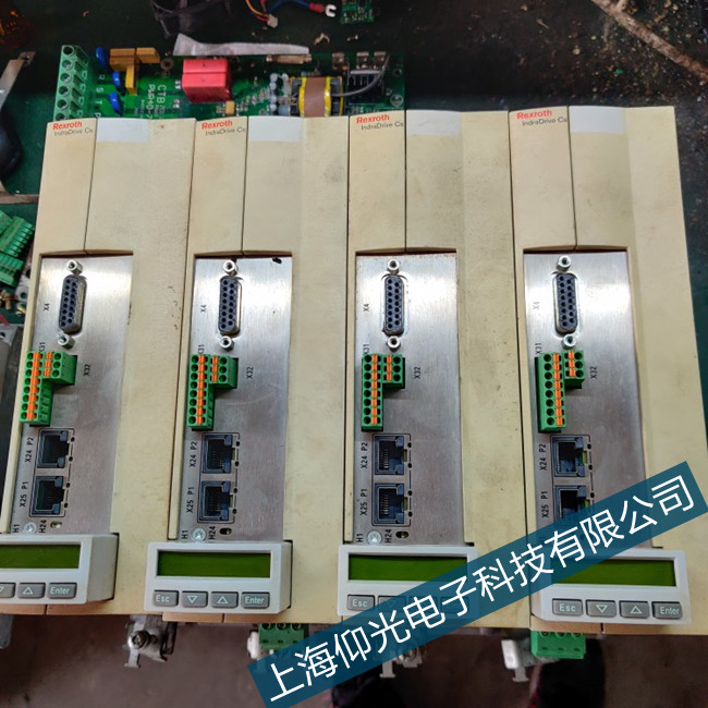 INDRAMAT力士乐TVM2.4驱动器E825过电压错误维修步骤