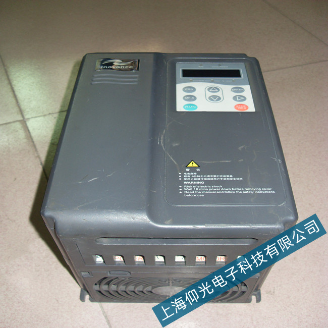 汇川变频器MD200减速过电流报Err03故障代码维修