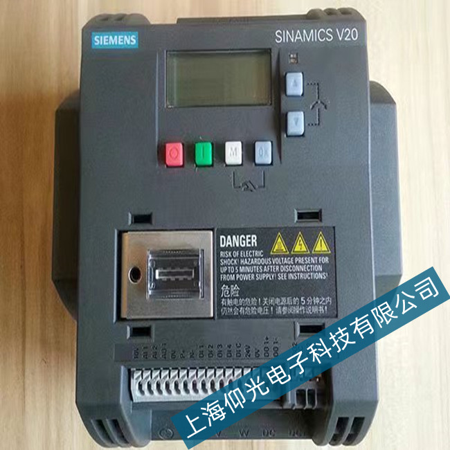 西门子变频器V20通电后面板不显示故障修复方法