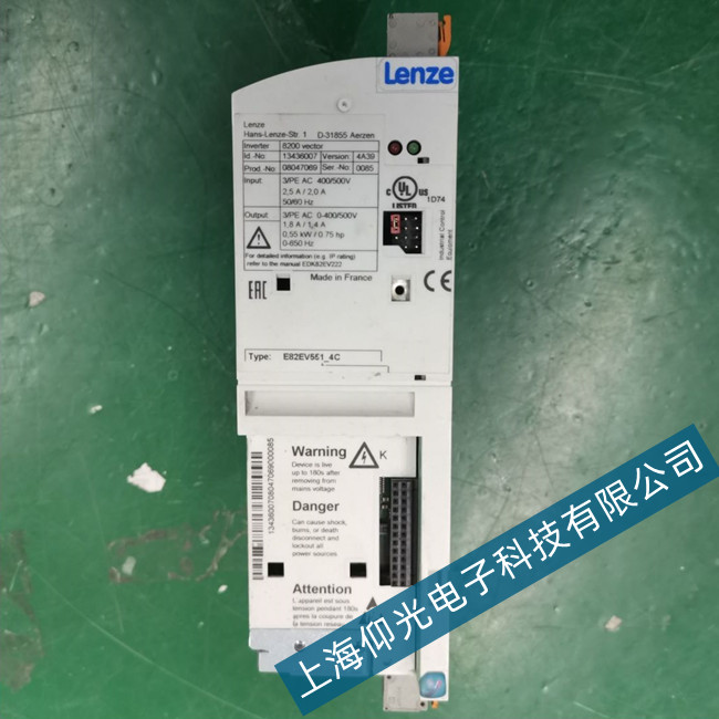 伦茨变频器8210系列报警代码ER02/ER05维修