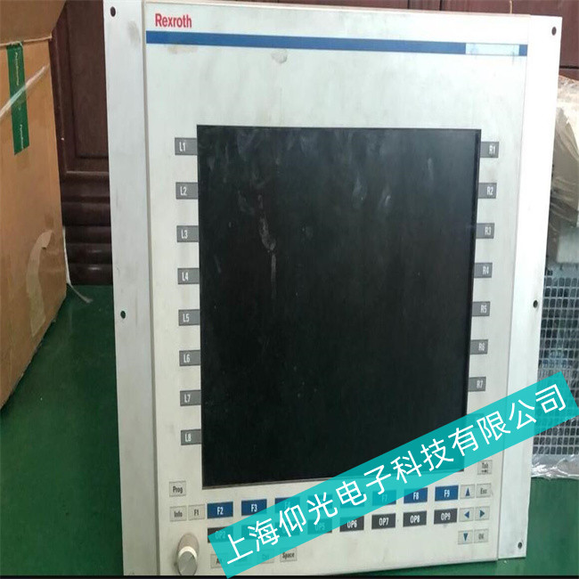 海宁市喷涂线博士Rexroth力士乐触摸屏VDP80.1FA白屏重启又好