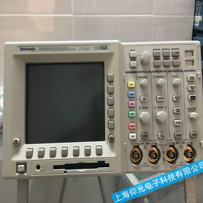 湖州泰克示波器TDS-3034B维修开机不进系统故障维修电话