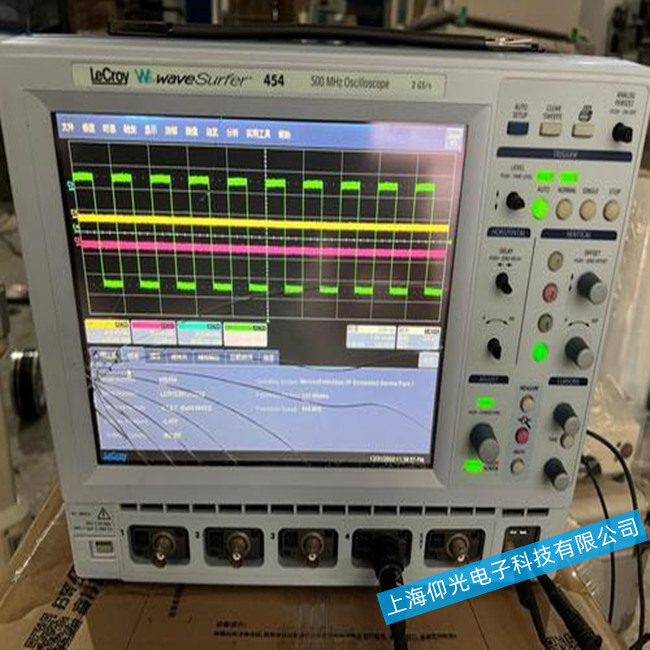 Lecroy力科454示波器使用中的容易出现的典型故障以及处理方法