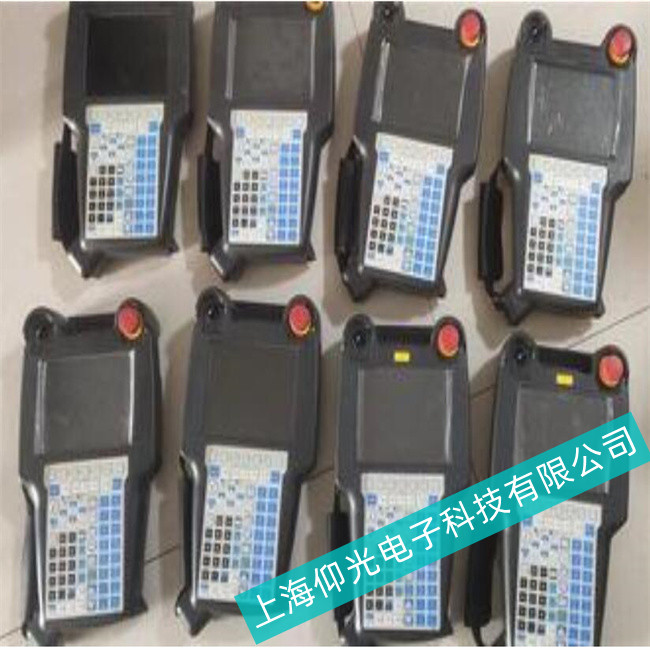 江苏有名气维修FANUC发那科机器人示教器开机显示蓝屏画面修理