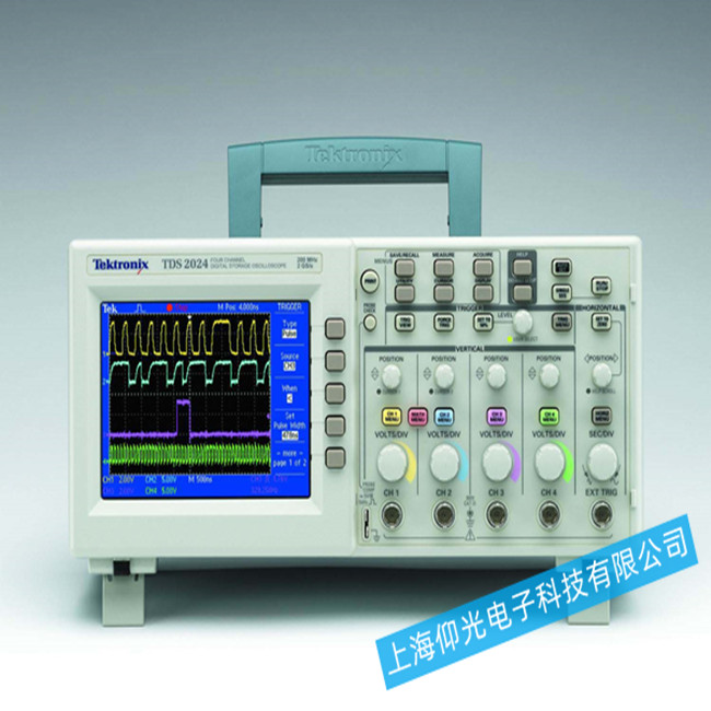 示波器--泰克TDS-2024控制板组件损坏的故障维修分享