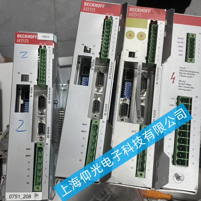 医疗倍福伺服驱动器维修报警显示D1B0故障讲解