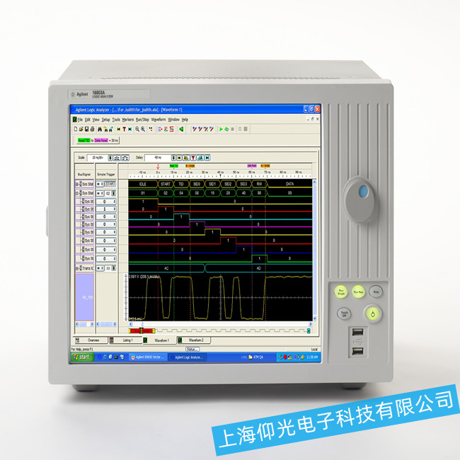 电子仪器仪表维修-安捷伦逻辑分析仪16803A开机进不了系统?