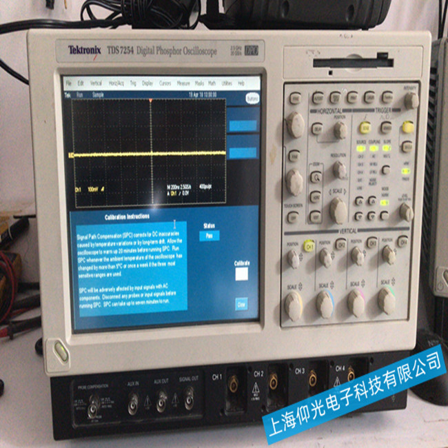 泰克TDS7254示波器进入不了测试界面故障排查