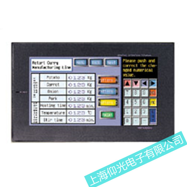 Mitsubishi三菱工控机A870GOT-TWS触摸不灵故障如何解决?