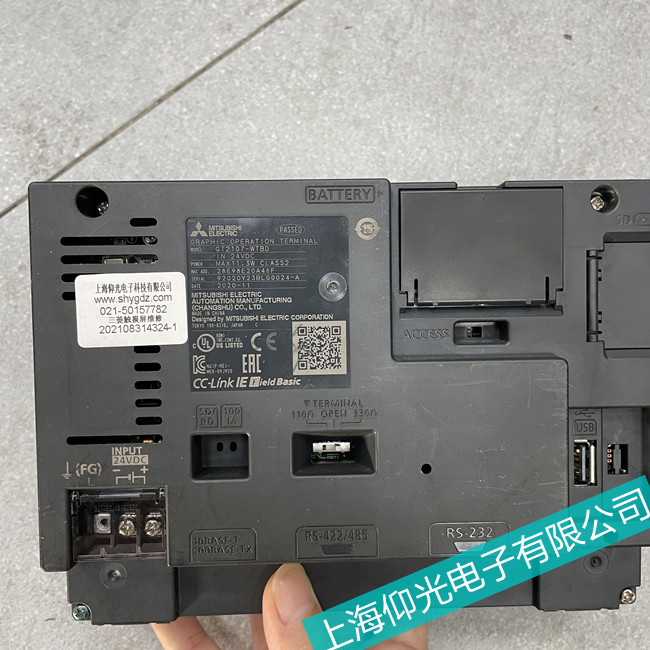 Mitsubishi三菱触摸屏GT1175系列内部器件烧坏故障原因有哪些?