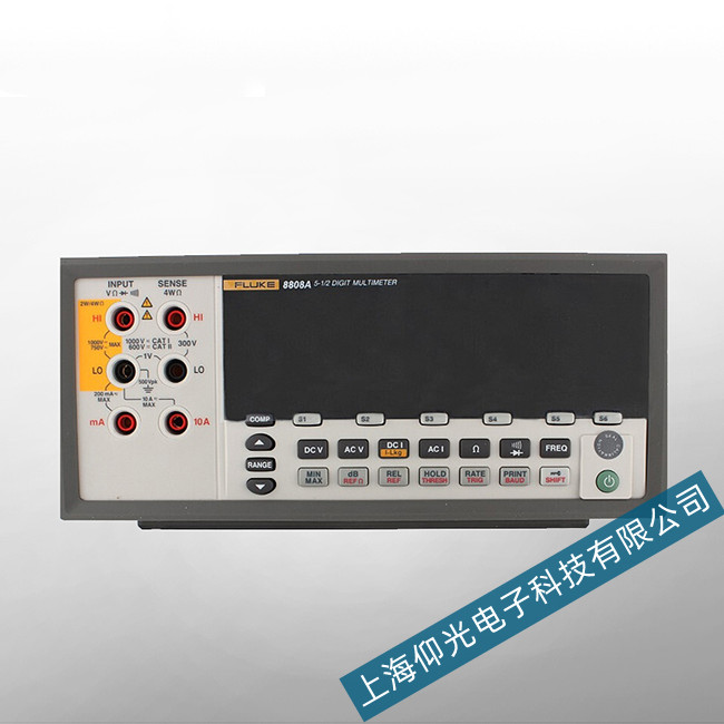 上海福禄克台式万用表8808A花屏故障维修