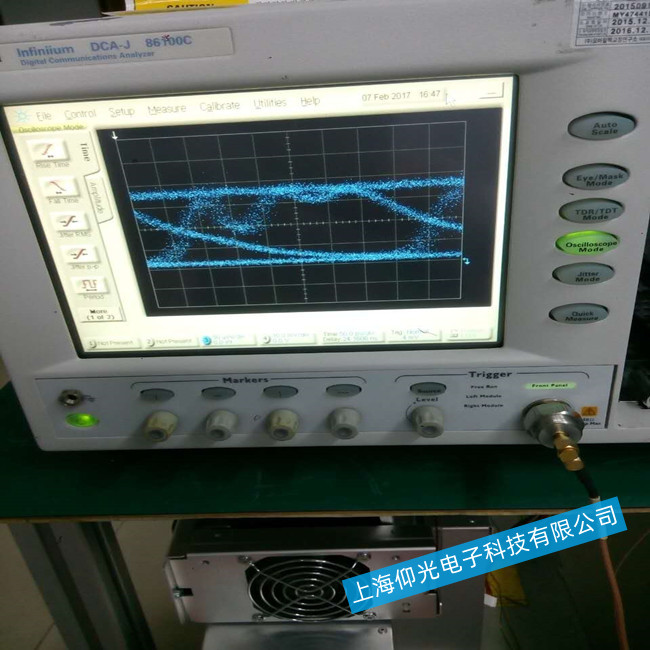 安捷伦示波器86100C不开机故障检修案例