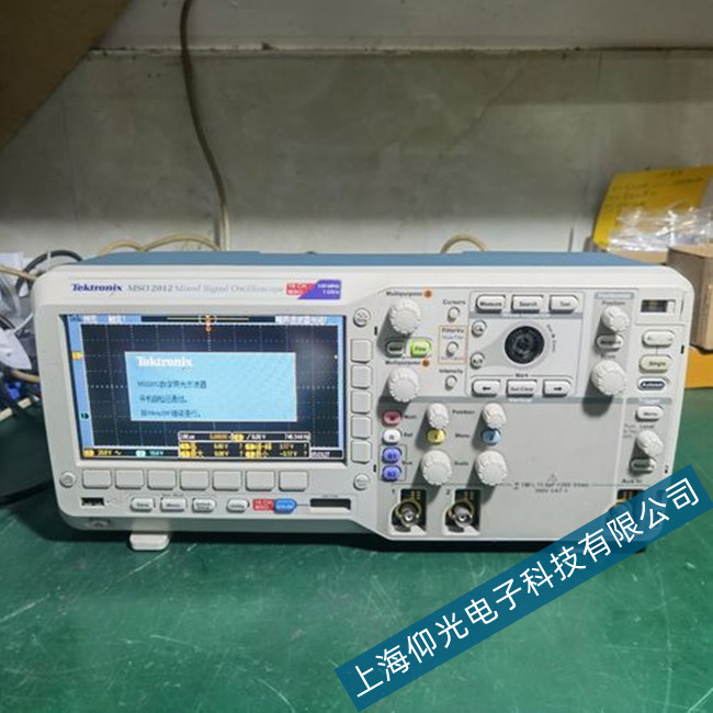 泰克MSO2012B示波器常见无扫描线故障维修