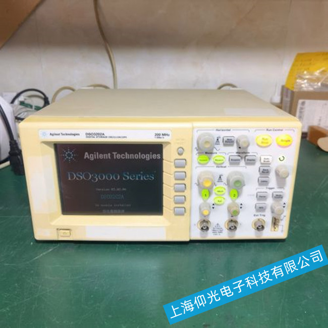 安捷伦3202a示波器进入不了测试界面故障维修点