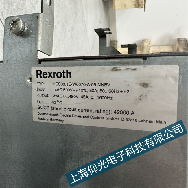力士乐伺服驱动器加速度为零吉林维修点