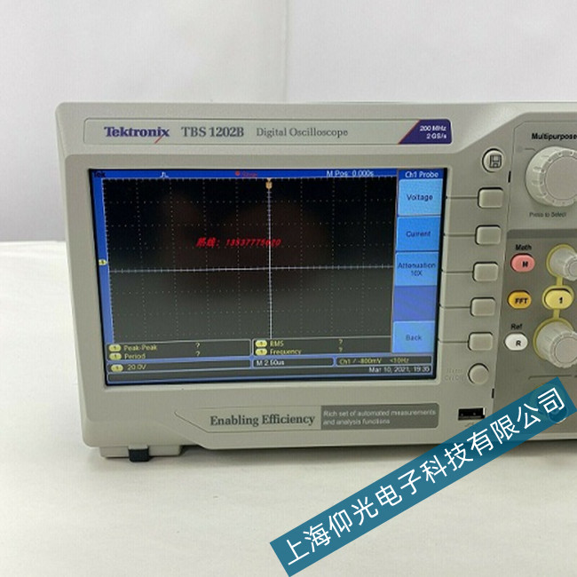 仰光维修泰克TBS1202B数字示波器常遇故障