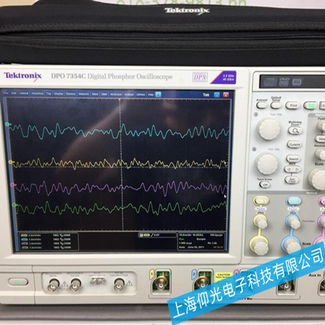 泰克DPO7354C示波器无信号波形故障检修方法