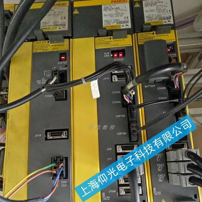 浙江发那科伺服驱动器维修A06B-6079-H202报警显示404故障维修
