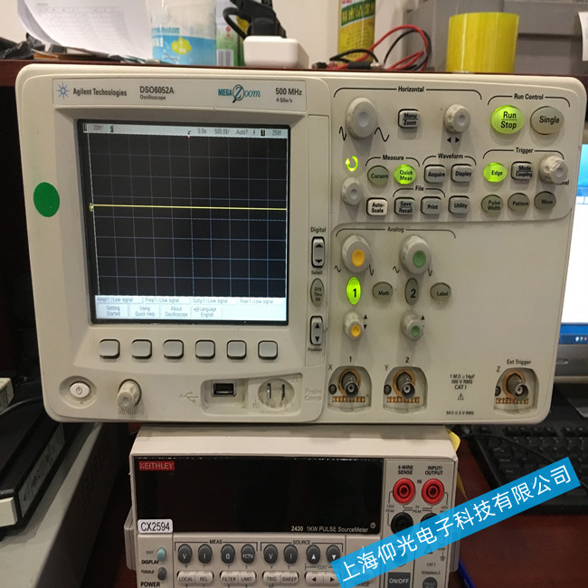 江苏安捷伦示波器维修DSO-6052A不开机面板灯故障