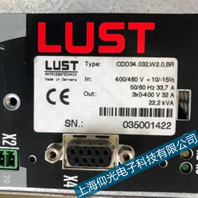 LUST路斯特SC32.0075.1011伺服驱动器噪音故障维修分析