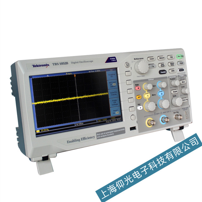 上海嘉定泰克示波器TBS1052B烧采集板故障维修