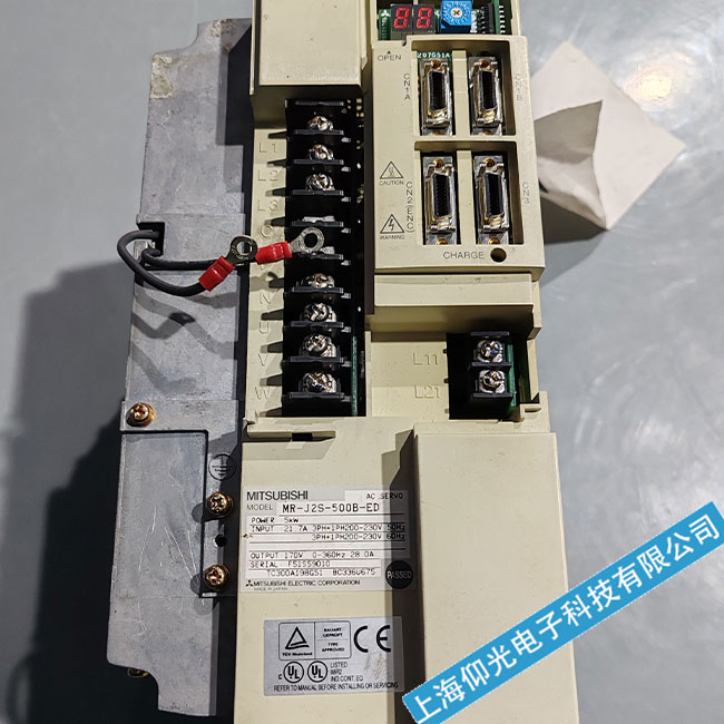 常州三菱MR-J4-10A伺服驱动器不能启动过流过压欠压维修常见故障
