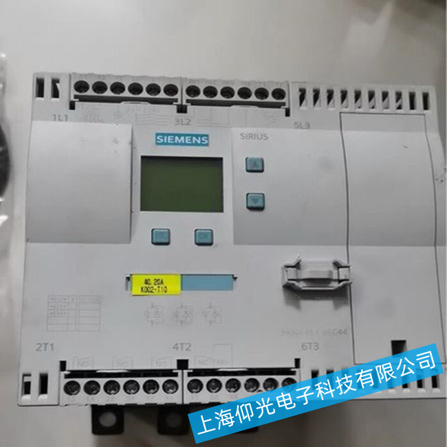 SIEMENS西门子3RW40软启动启动无报警信息输出维修