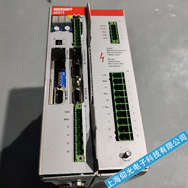 德国BECKHOFF倍福伺服驱动器维修AX5118-0000-0200报FCO8报警