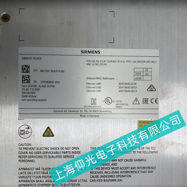 风力发电Siemens//西门子工控机IPC427D开机无反应维修//维修不同型号