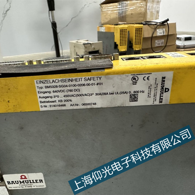 baumuller鲍米勒BUM62T-100伺服器连接异常维修维护