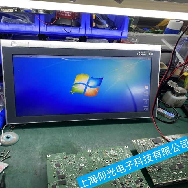 合肥倍福触摸屏CP39XX-0000卡在开机界面无法继续启动故障维修维护